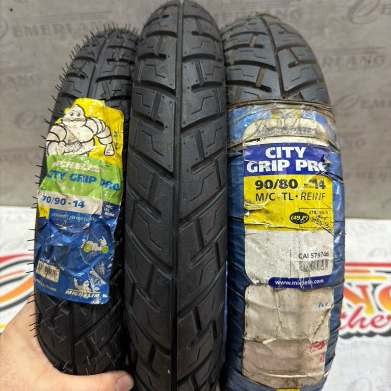 [OBRAL] BAN LUAR MICHELIN CITY GRIP PRO 110/70-13 70/90-14 80/90-14 90/80-14 80/80-17  BARU STOK LAM