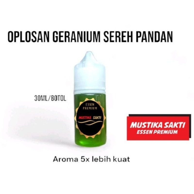 GERANIUM SEREH PANDAN Essen Pancing Oplosan Galapung Ikan Mas 30ml mustika Essen premium umpan  GERA