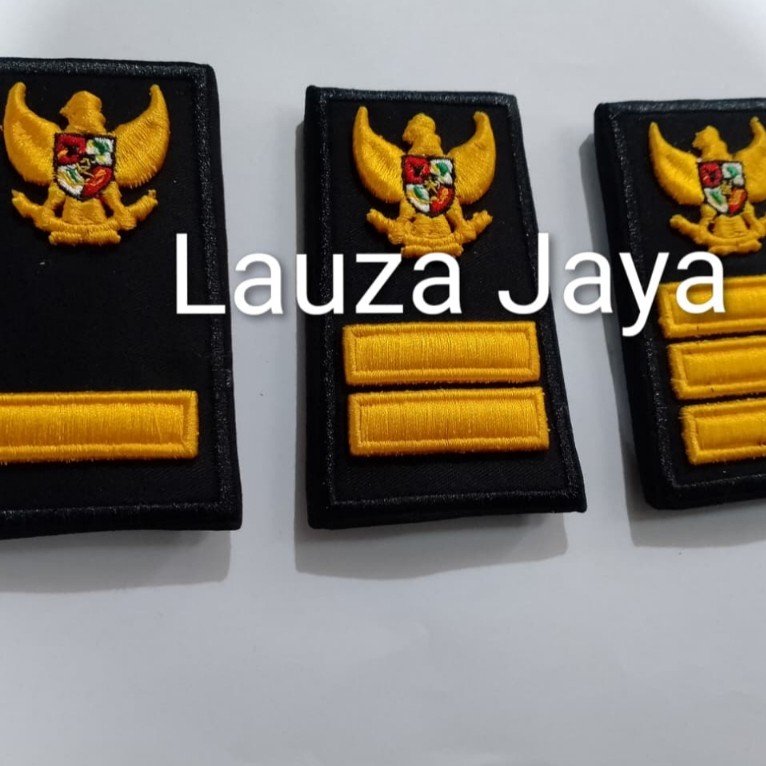 Pangkat Bordir KPLP Timbul-Pangkat KPLP-Pangkat Timbul KPLP (Harga Sepasang)