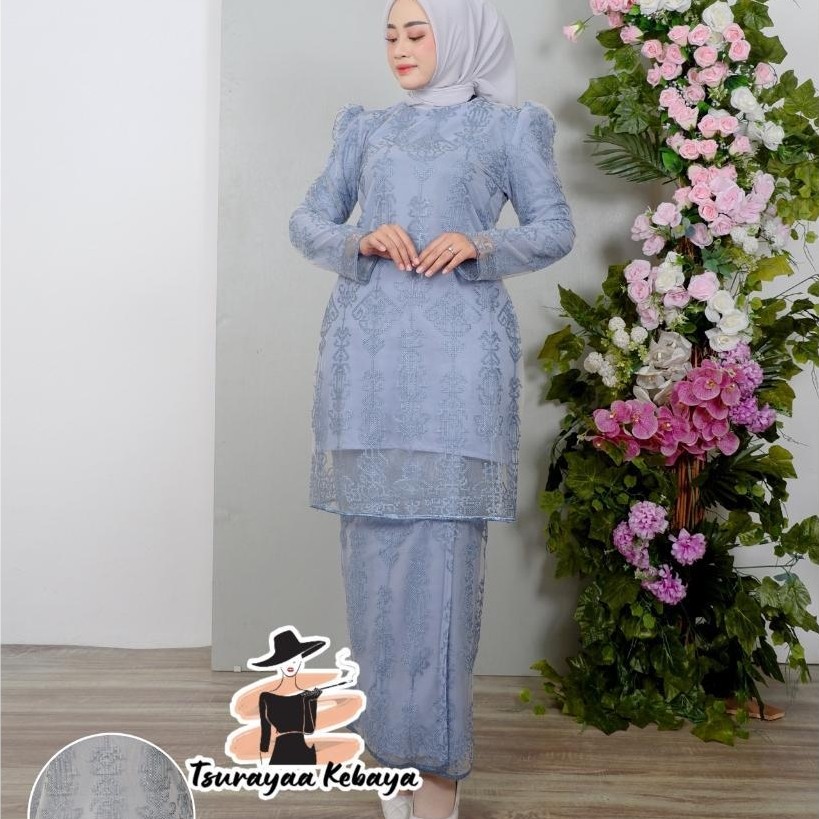 SETELAN KURUNG MELAYU SPAN/ SET KEBAYA KURUNG MELAYU/ KEBAYA KURUNG MALAYSIA/ KEBAYA KURUNG MODERN/ 