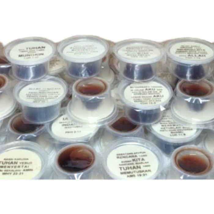 Perjamuan Kudus Anggur Premium Besar Hosti Ayat Isi 50Pcs "Galilea" (Hb Ayat Isi 50)