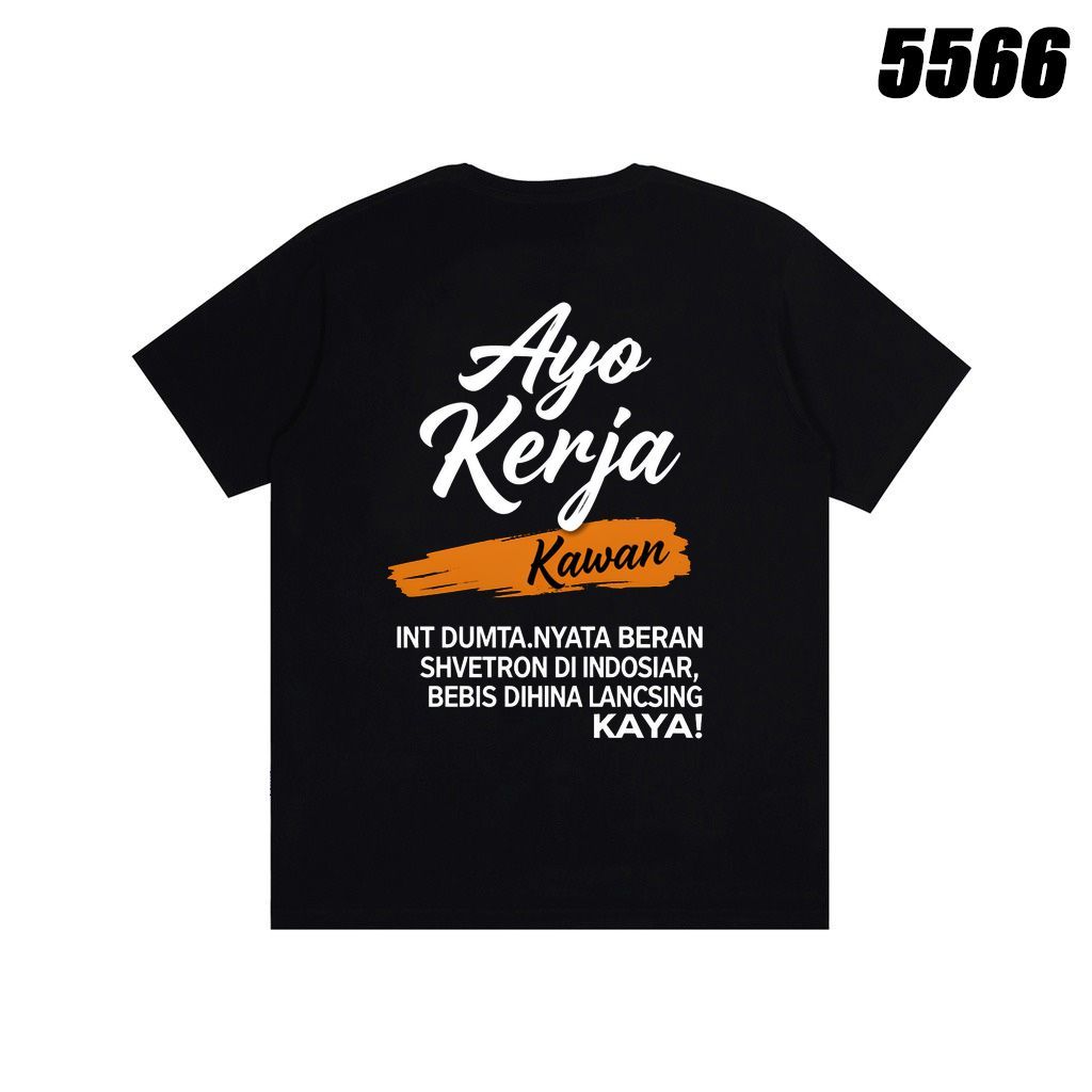Ayo Kerja Kawan Typography Print