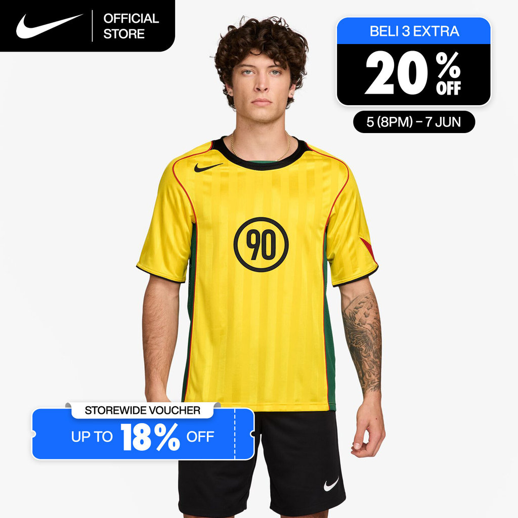 Nike Dri-FIT Men's Total 90 Soccer Jersey - Tour Yellow [IB4219-719]