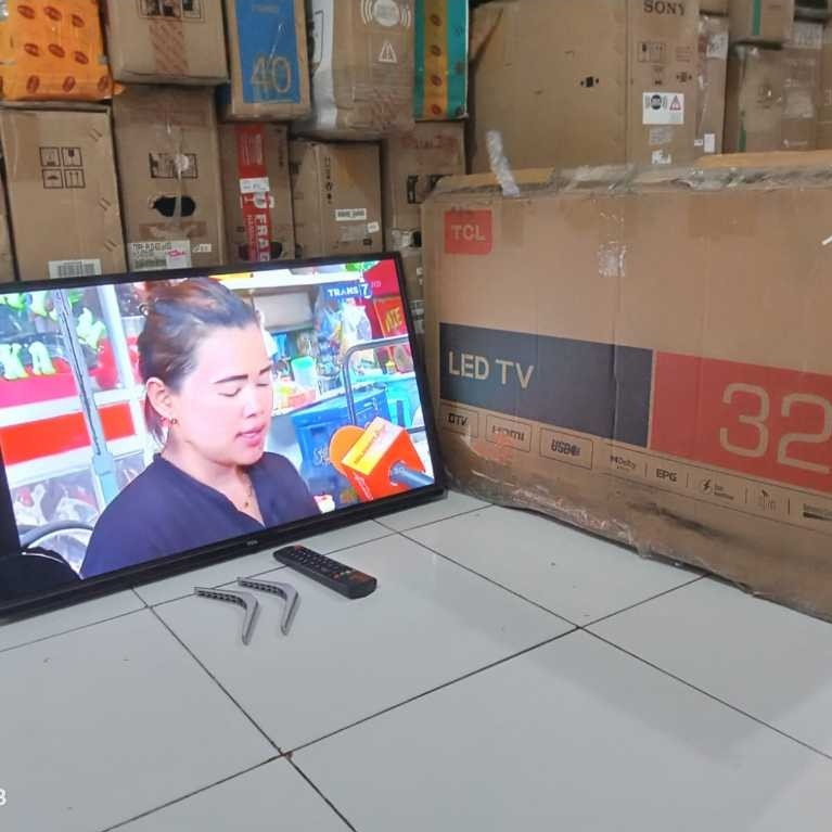 TV LED TCL DIGITAL 32 INC SUDAH DIGITAL SIAP PAKAI TANPA STB KONDISI BEKAS MASIH SEGEL (0317)