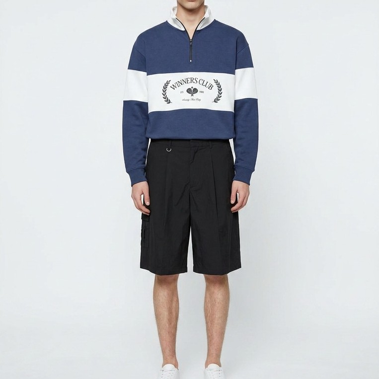 LARUSSO Winner Club - Sweatshirt Crewneck Long Sleeve - White Vintago Indigo