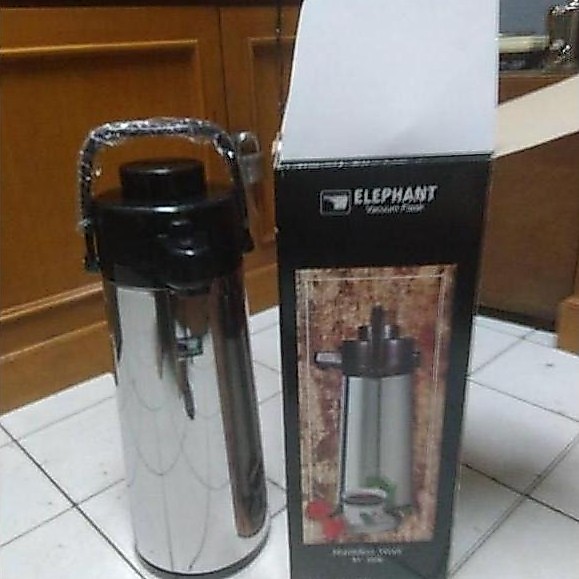 TERMOS AIR POT PENCET AIR PANAS ELEPHANT POMPA 2.5 L ST-2500