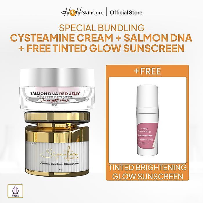 Signature by Kamila - Cysteamine Glow Booster Whitening Cream - Cysteamine Cream untuk Flek Hitam
