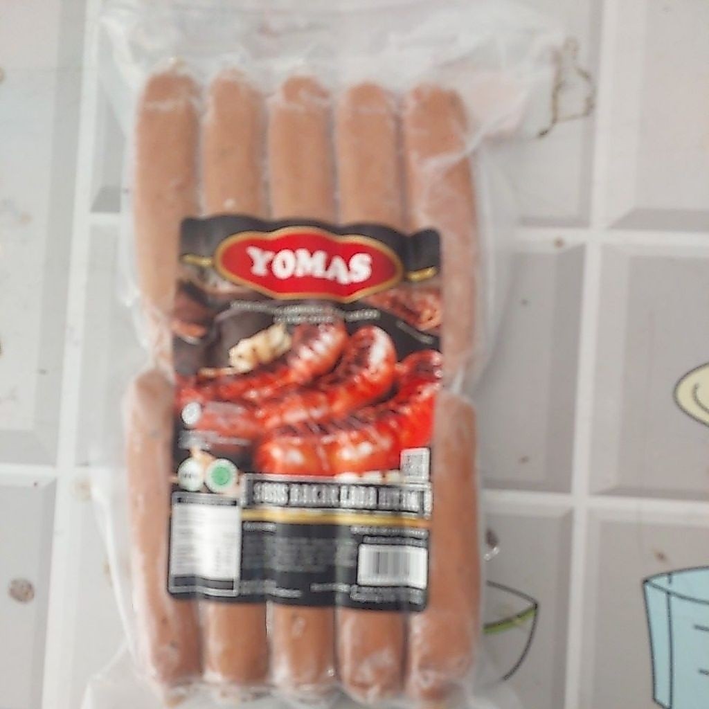 sosis bakar lada hitam yomas