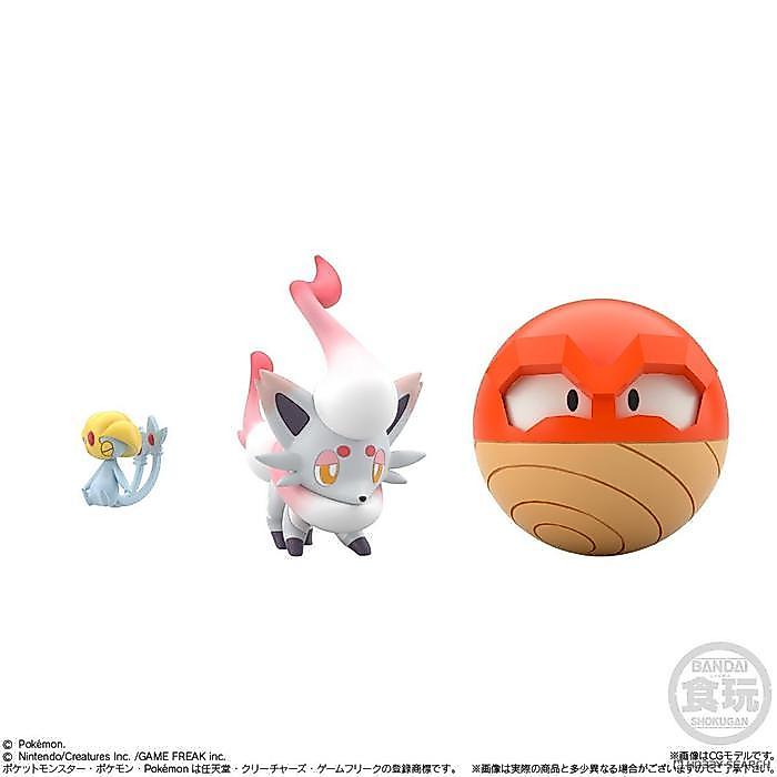 HOT SALE POKEMON SCALE WORLD HISUI REGION FIGURE - UXIE & HISUI ZORUA & HISUI VOLTORB TERMURAH