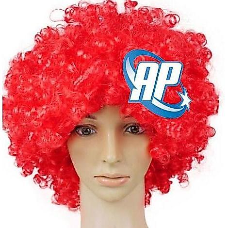 Wig merah/ wig kribo/ Wig Badut / Wig Cosplay/ Rambut Palsu full