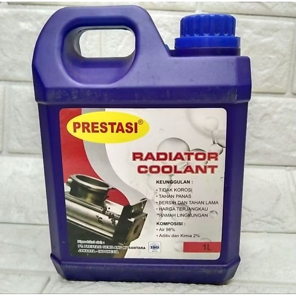Air Radiator/Coolant prestasi air radiator Motor& Mobil.
