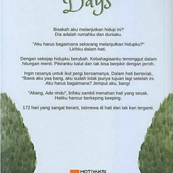 Novel 172 Days - Nadzira Shafa // 100% Original