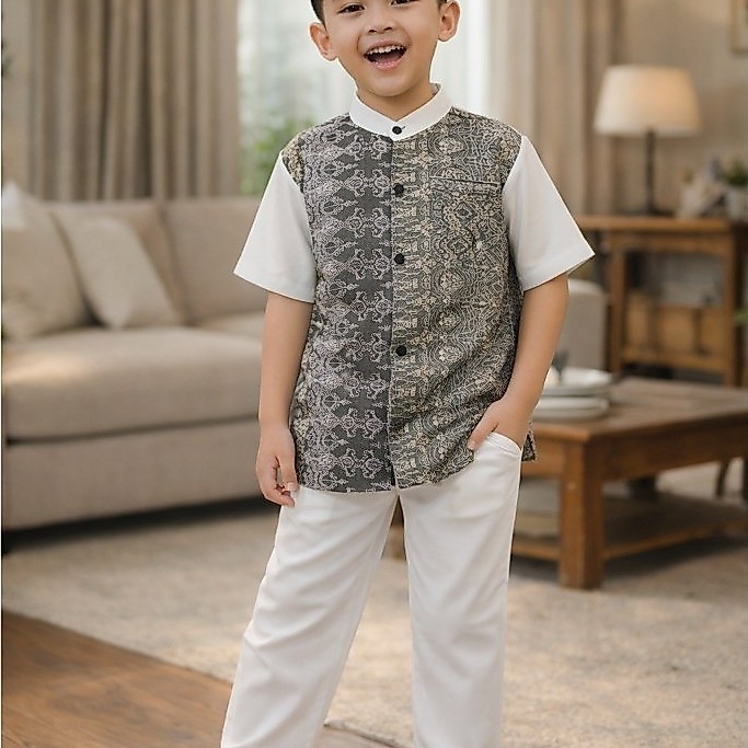 MACIAS_ Halomam - Aqso Koko Anak ( Baju koko anak / Setelan Anak 6 bulan - 8 tahun )