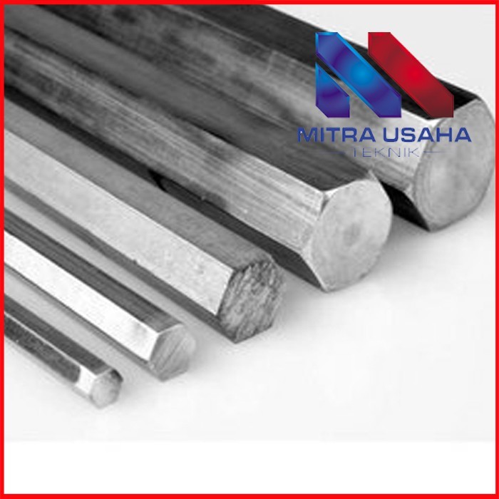 AS SEGI 6 BESI 50 MM HEXAGON BAR STEEL ROD SEGI ENAM BESI HEXAGONAL -