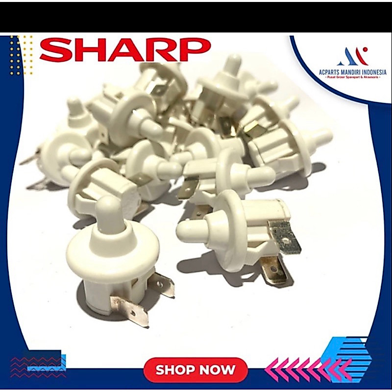 switch pintu kulkas sharp original