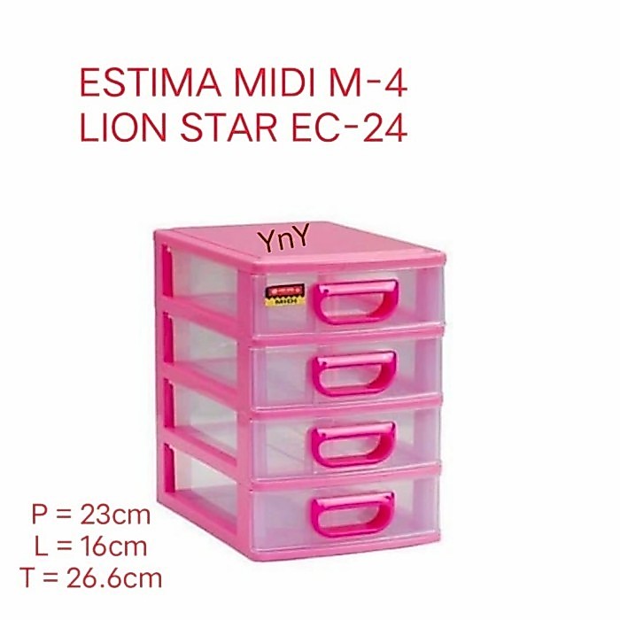 EC-24 Estima Midi Container M4 Lion Star / Kontainer laci midi susun 4 Lion Star