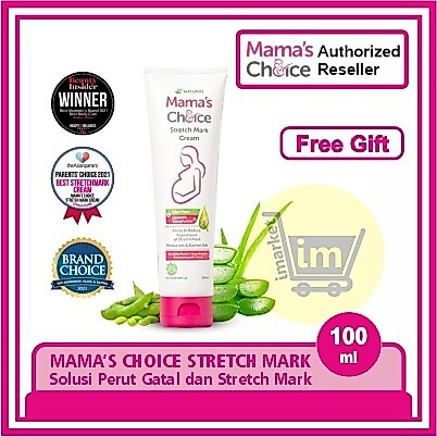 MAMA'S CHOICE STRETCH MARK CREAM ( SOLUSI PERUT GATAL DAN STRETCH MARK ) / CREAM PENGHILANG STRETCH 