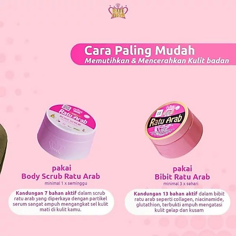 0BIBIT RATU ARAB (KEMASAN BARU) / BODY LOTION BIBIT RATU ARAB ORIGINAL