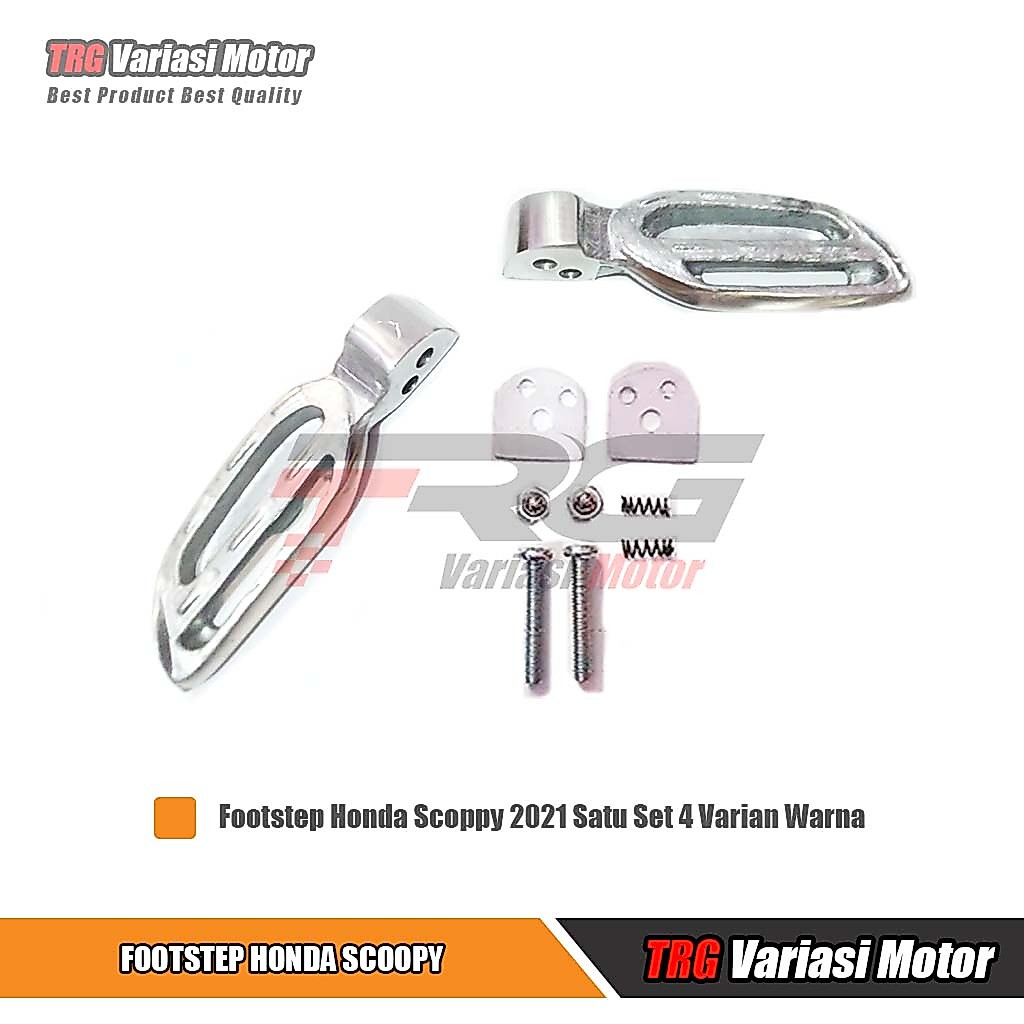 Footstep Scoopy Step Scoopy 2021 Foot Step Scoopy 2021 Postep Scoppy TRG Satu Set 4 Varian Warna Bah