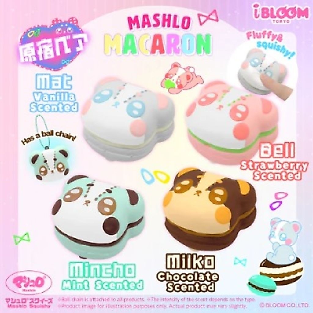 Squishy Ibloom Cutie Bear Macaron