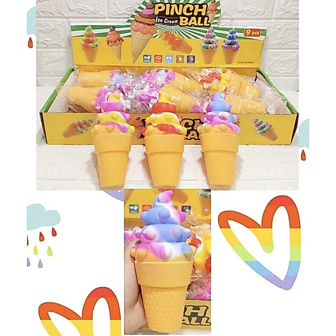 Squeeze Ball Lampu ice cream/ Squeeze ball lampu donat