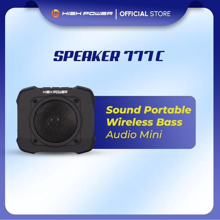 HIGH POWER Speaker Bluetooth Mini Portable 3.5 Subwoofer Bass Audio 777C