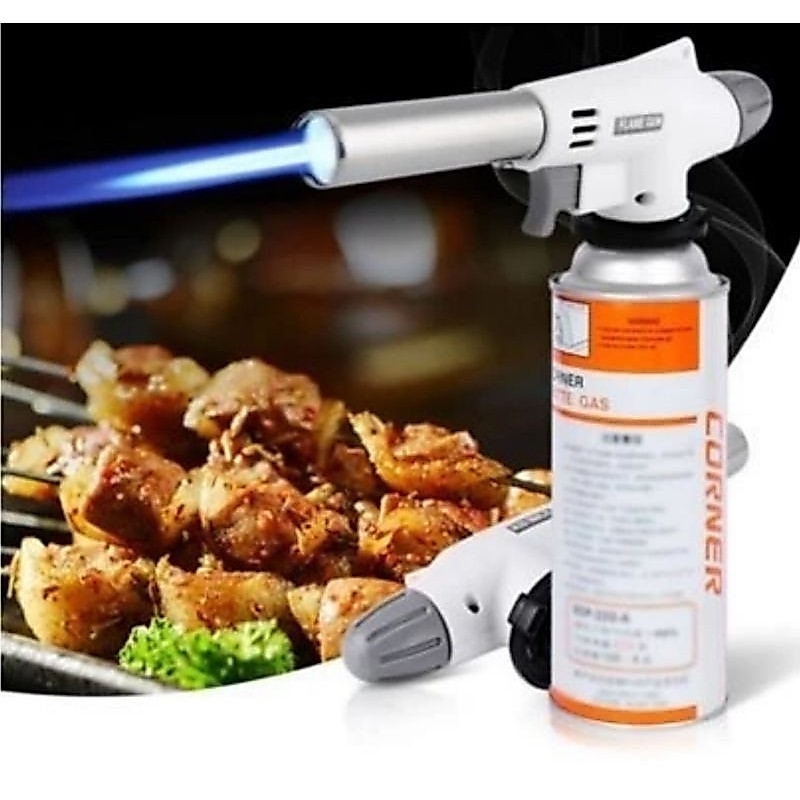 Kepala Portable Gas Torch Flame Gun Butane Blow Torch Gun alat las heating mentai brulee aburi