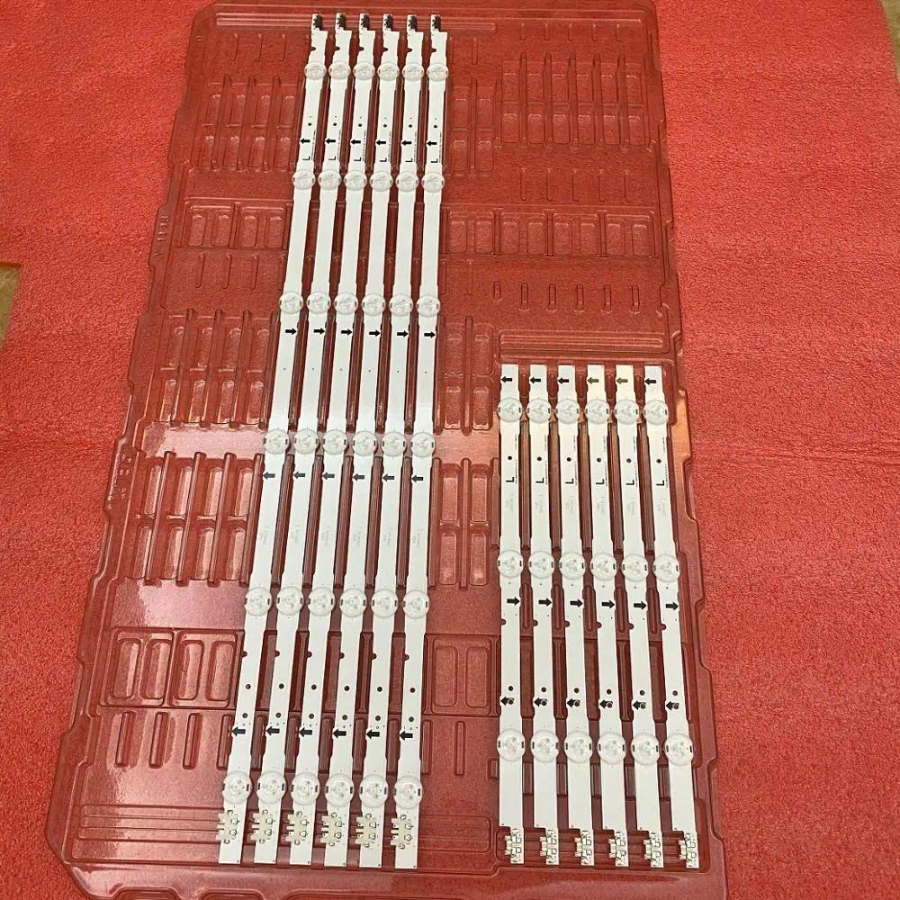 12pcs LED strip For Samsung UE48J5530 UE48J5500AK UE48H6240 UE48H6670 UE48J6275SU UE48J5510AK UE48J6