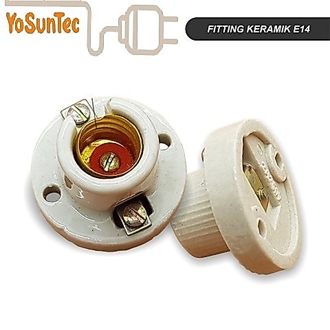 Fitting Lampu E14 E12 Keramik Porcelain Fiting Plafon E 14 E 12 Panas