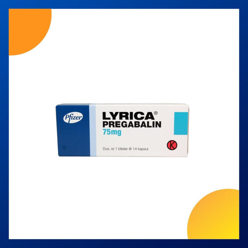 LYRICA 75 MG 1 BLISTER @ 14 KAPSUL