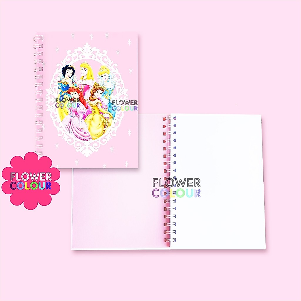 Notebook Ring | Buku Catatan Karakter Princess | Notes Princess