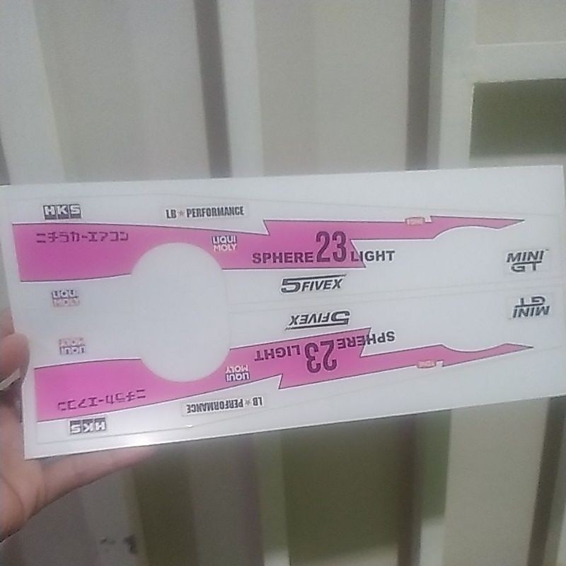 Livery LBWK Pink Miniatur Bus Plastik
