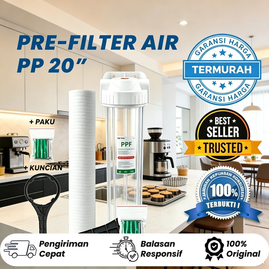 HOUSING FILTER AIR  20" + Filter PPF 5 Micron