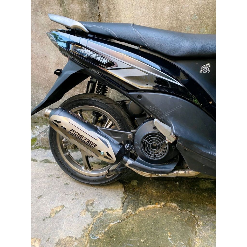 Knalpot Standar Racing MIO J/GT FINO 115 XRIDE 115 SOUL GT 115 Inlet [28-38MM] FOSTER EXHAUST origin