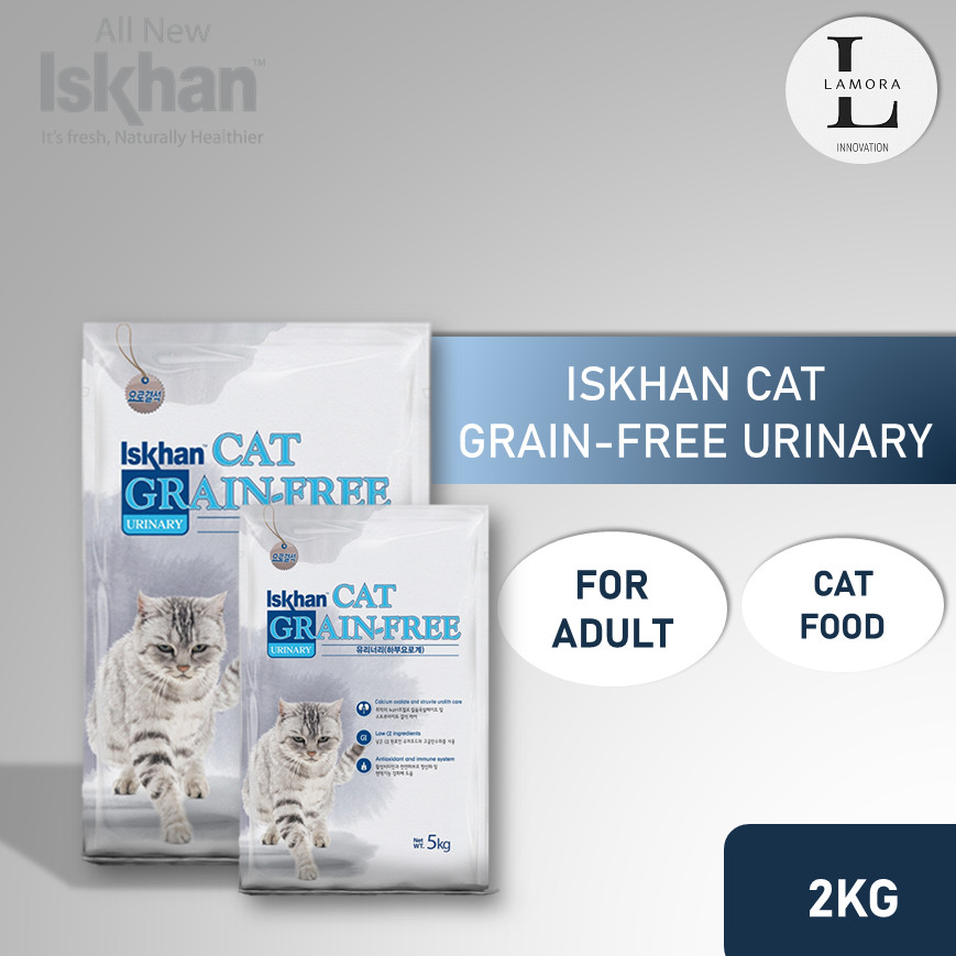 ORIGINAL CAT FOOD | Iskhan Cat Grain-Free Urinary Care 2kg Kemasan Repack
