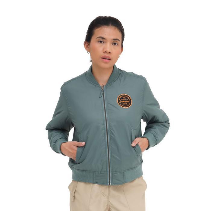 EIGER WOMEN CRANK UP BOMBER JACKET - Green, 2XL