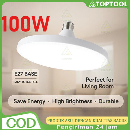 E27 Lampu LED Rumah Super Terang 100W UFO Lampu LED Lampu
