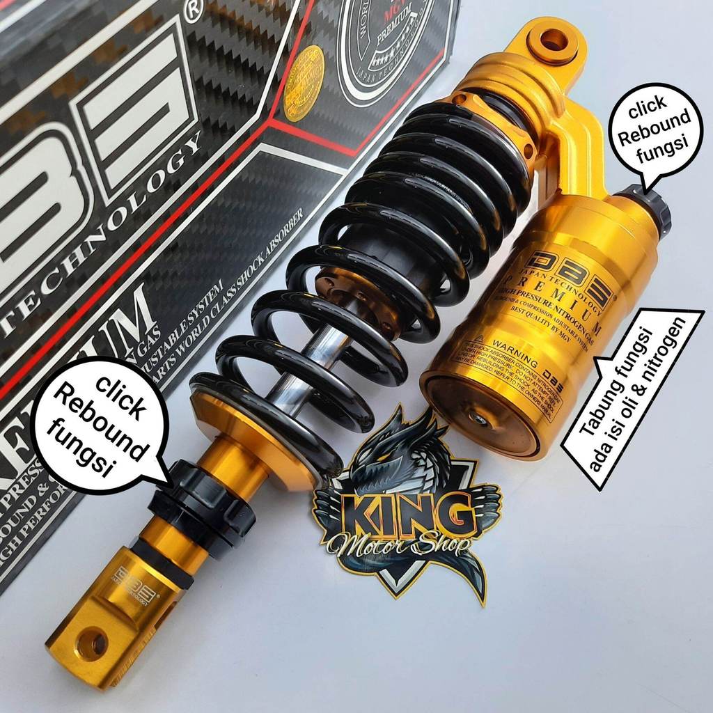 Shockbreaker VARIO125 - VARIO150 - VARIO160 330MM Shock DBS 677 GP KITACO PREMIUM