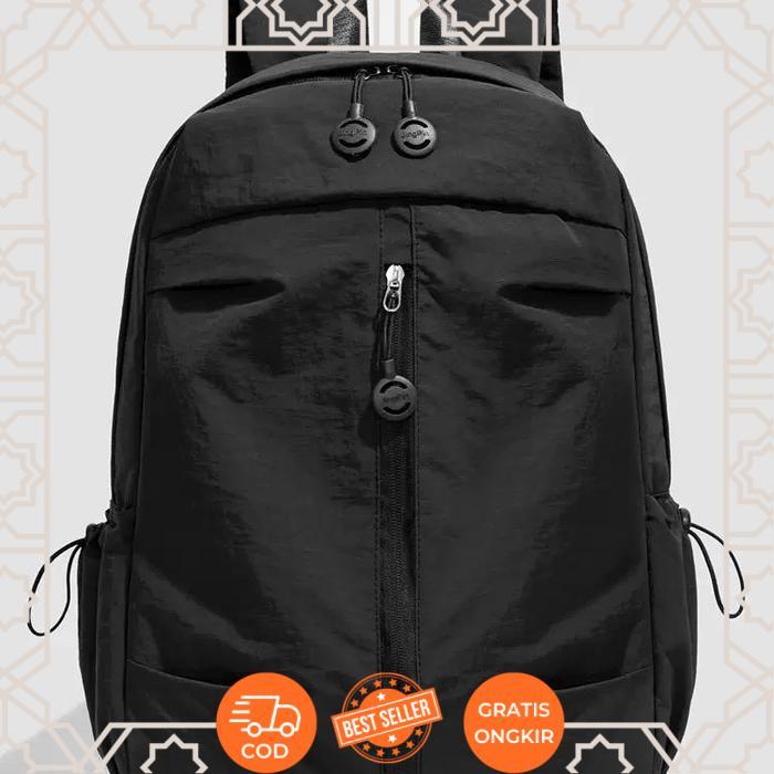 Mores Tas Ransel Pastel Backpack Ella Pria Wanita Parasut Nilon Anti Air Waterproof Tas Laptop Ukura