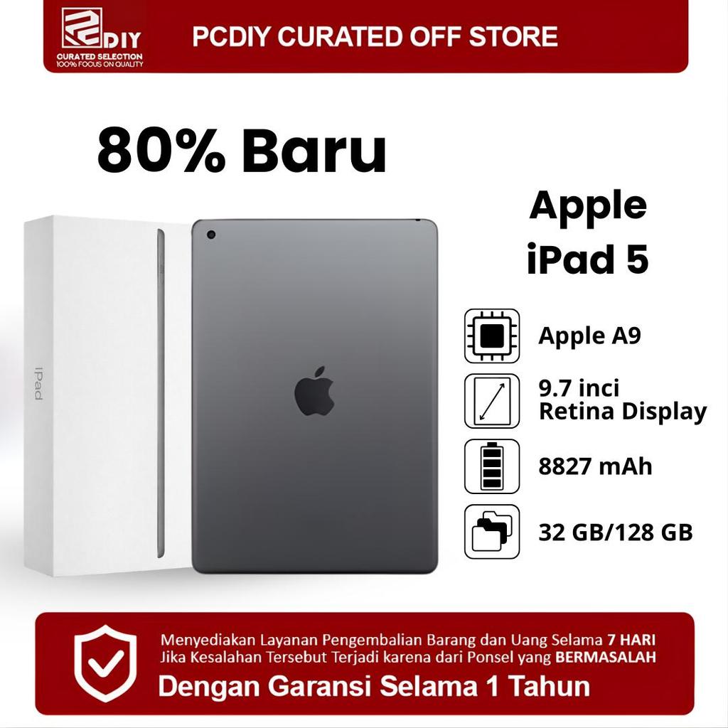 #[Bekas][Resmi Diotorisasi oleh Apple] ipad 5  PROMOTERMURAH penampilan dan warna 80%, produk yang d