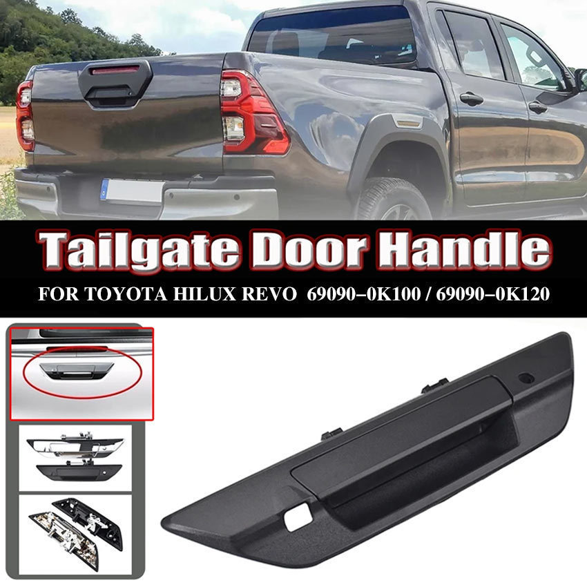 Handle Pintu Bak Belakang Hilux Revo Pegangan Pintu Bagasi Luar Hilux Revo Tahun 2015 sampai 2021