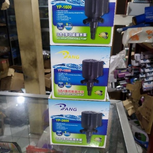 pompa Aquarium Yang YP 2600, YP 1800, YP 1600