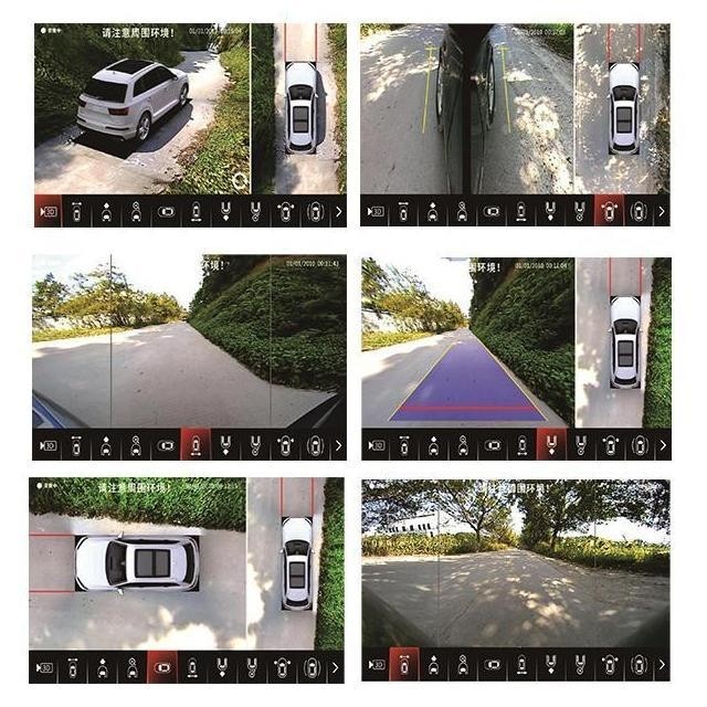 Kamera Mobil 360 Derajat 3D PRO DVR/CCTV 10P Panoramic Ultra Wide Orca