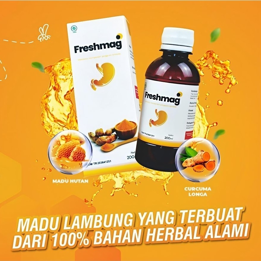 Fresmag Madu Asam Lambung Dan Atasi Pencernaan lainnya Original BPOM Halal