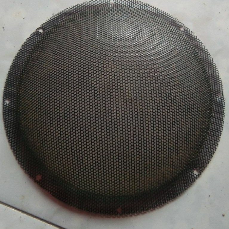 pengaman / Tutup speaker bahan besi, untuk 8in, eks polytron Pas