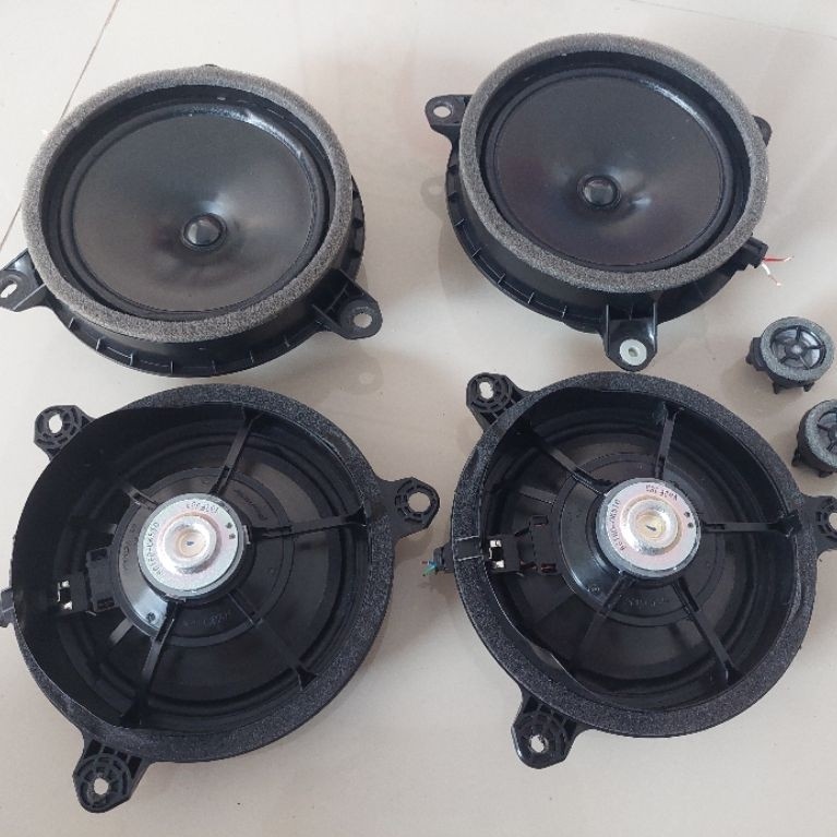 4 speaker midbass pintu mobil 6,5 inch plus 2 tweeter ori lepasan innova reborn 2026 masih new
