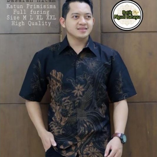 TERMURAH Batik Pria Lengan PENDEK Reguler Fit Keris Modern Premium Baju Atasan Batik Cowok Original
