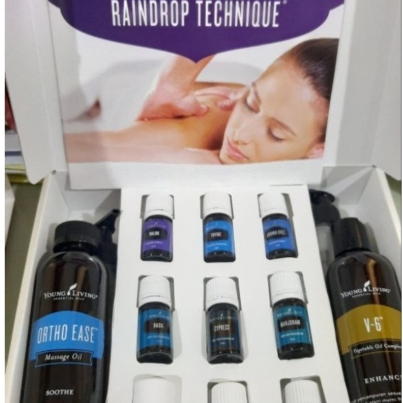 paket raindrop technique RDT komplit 9 oil + v6 +ortho ease
