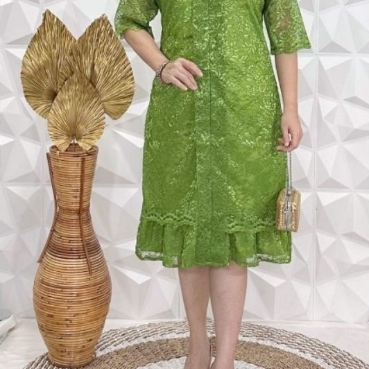 HC DRESS Kartini /Dres brukat kartini modern