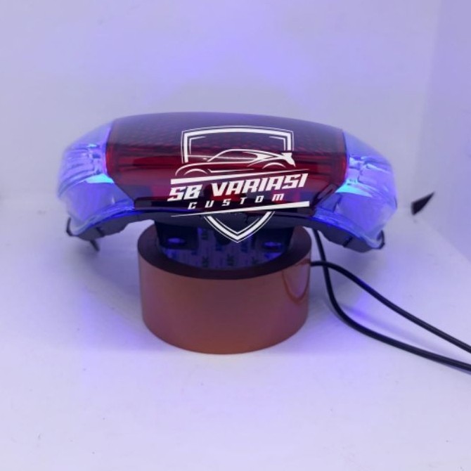 LAMPU BELAKANG VARIO 110 KARBU CUSTOM SEN ALIS RUNING VARIO 110 KARBU